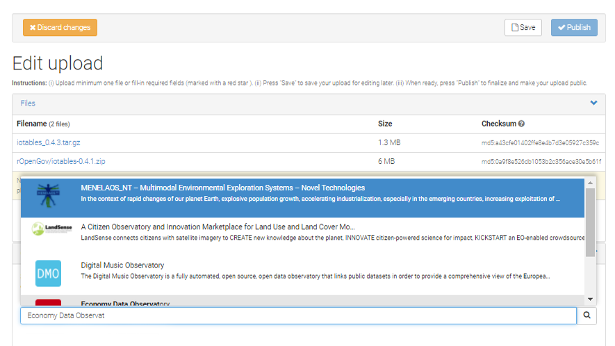How to Add your Existing Zenodo Depositions to Our Observatory?